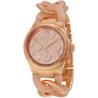 Ceasuri Fashion Runway Twist Rose Gold-tone Ladies Watch MK4283* Femei