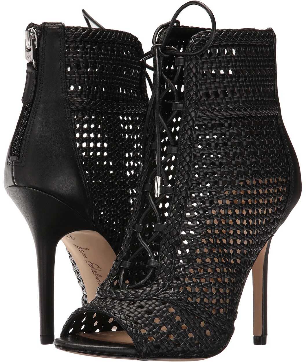 Botina Sam Edelman Abbie Black Woven Vaquero
