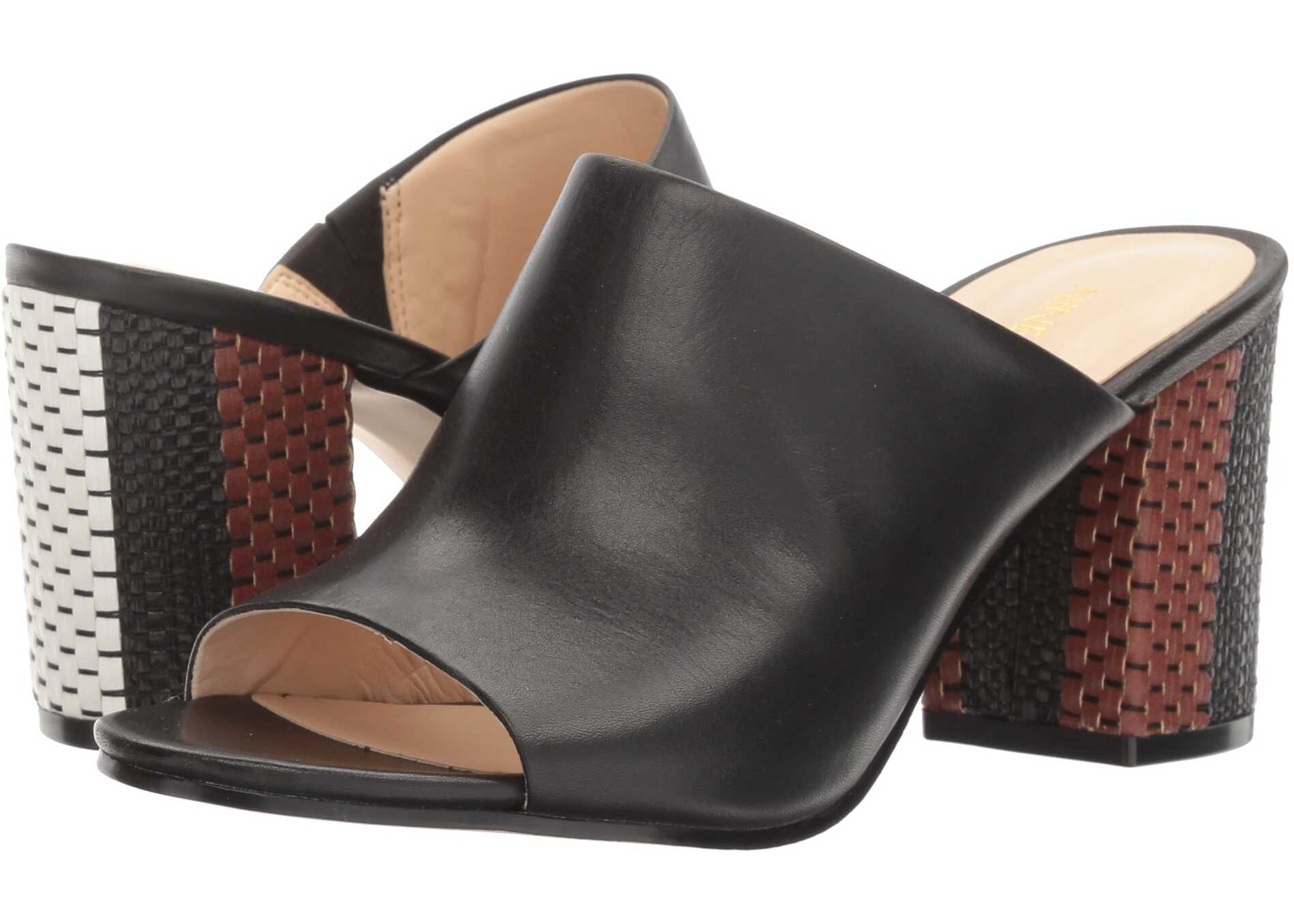 Sabot Nine West Gemily Black Multi Leather