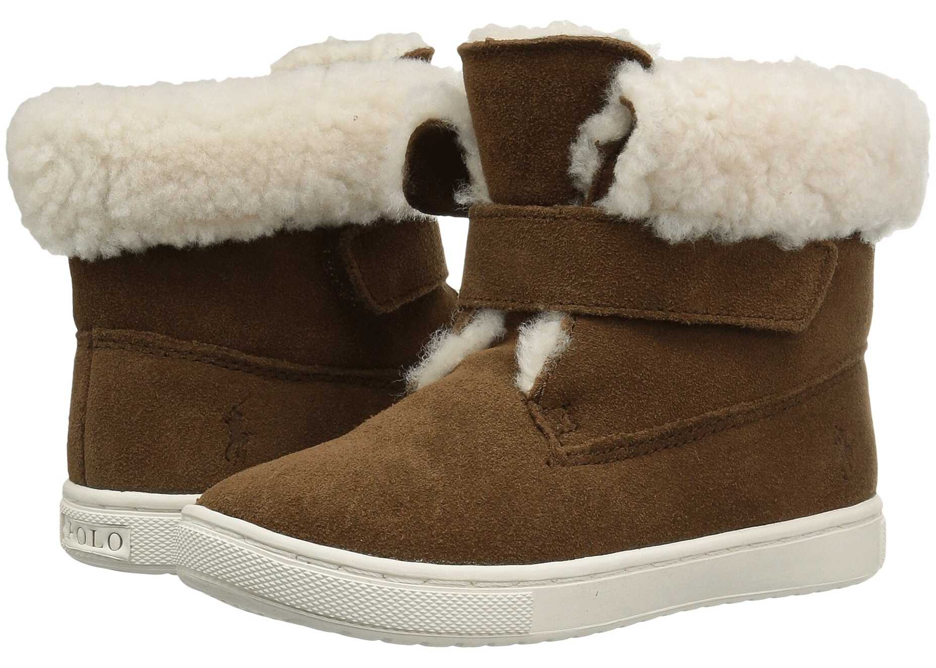 Gheata Polo Ralph Lauren Kids Sierra (Toddler/Little Kid) Snuff Suede