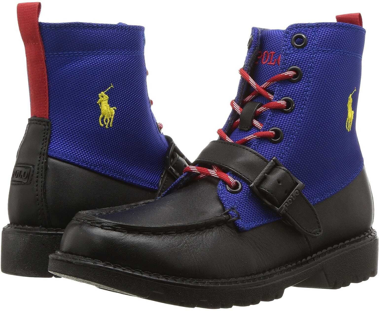 Polo Ralph Lauren Kids Ranger Hi II (Little Kid) Black/Royal