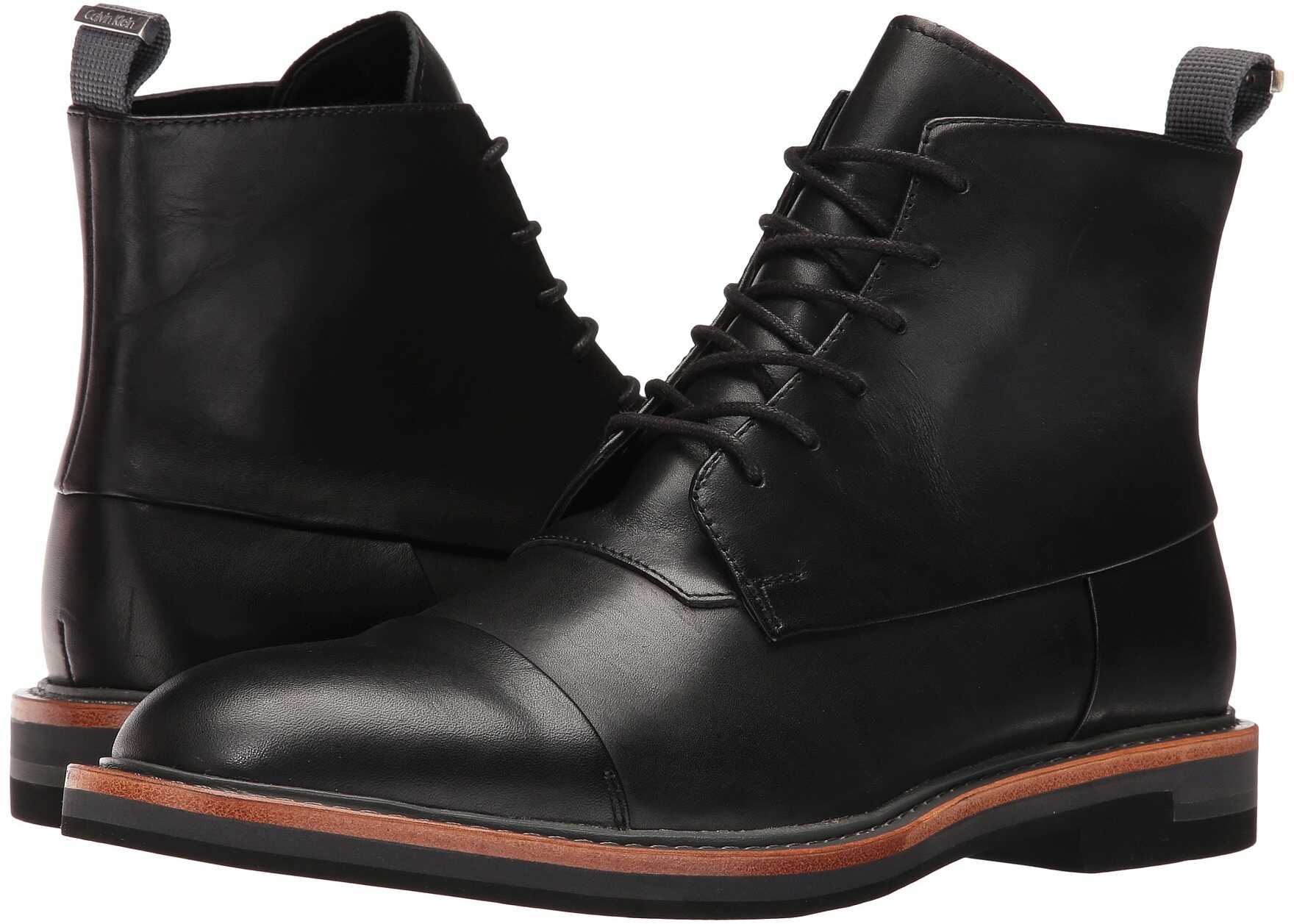 Gheata Calvin Klein Jabin Black Calf Leather