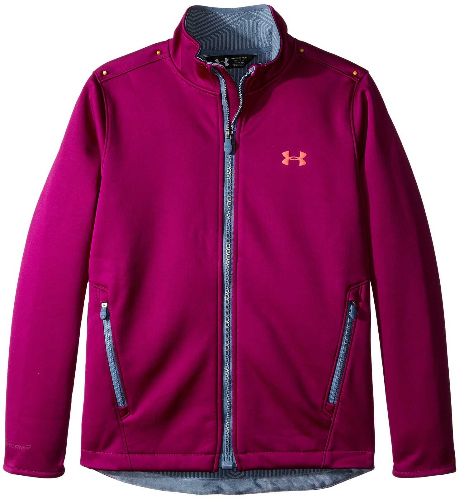 Geaca Under Armour Kids UA CGI Softershell Jacket (Big Kids) Black Cherry/Black Cherry/Pink Chroma