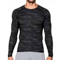 Tricouri Under Armour UA Heatgear Printed Longsleeve Compression