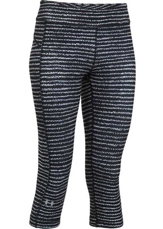 Pantalon Under Armour UA HG Armour Printed Capri Black,White