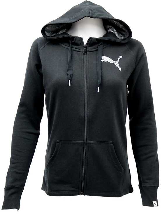 Bluza PUMA Fun AOP Sweat Jkt Black