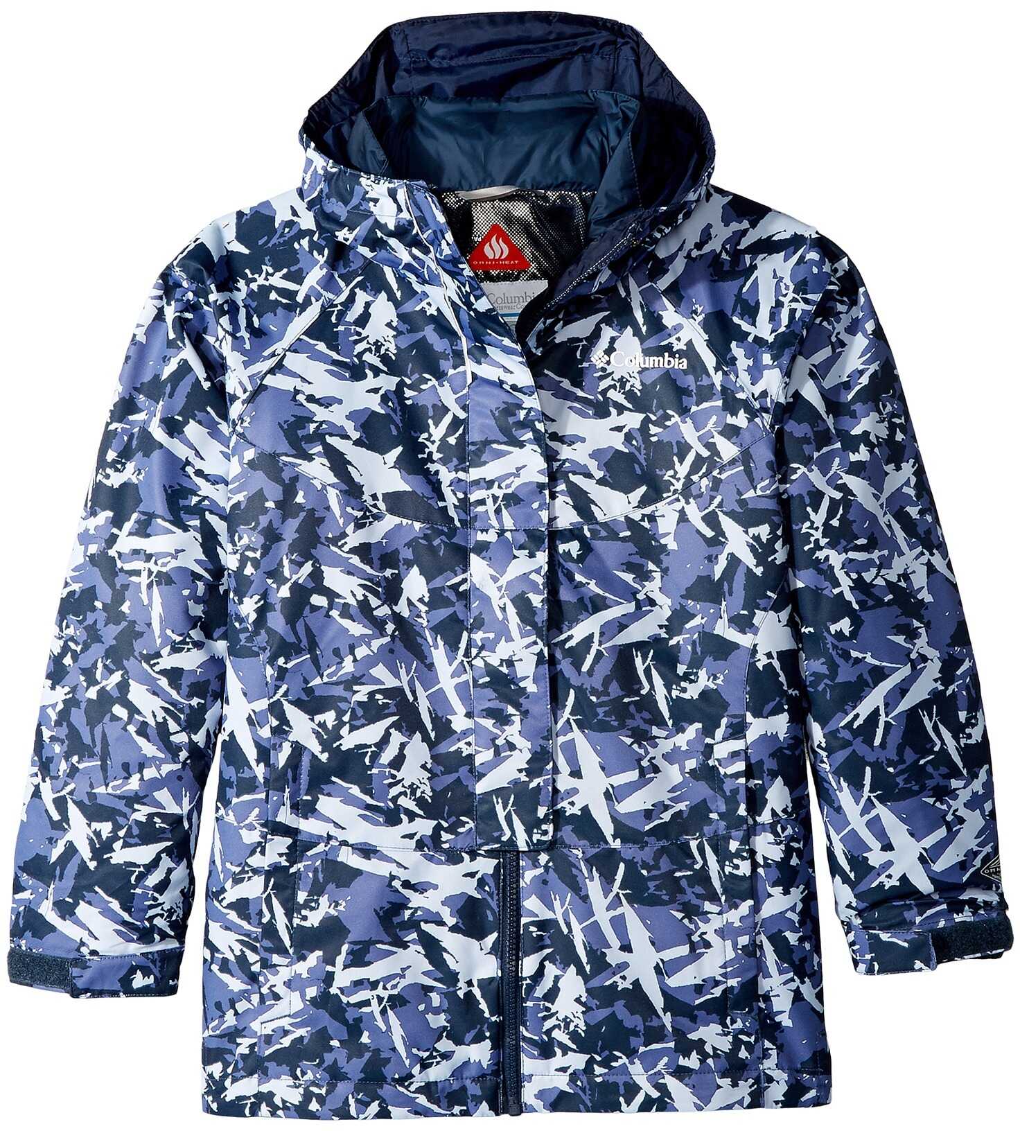 Geaca Columbia Kids Whirlibird Interchange Jacket (Little Kids/Big Kids) Eve Woodsy Camo/Collegiate Navy