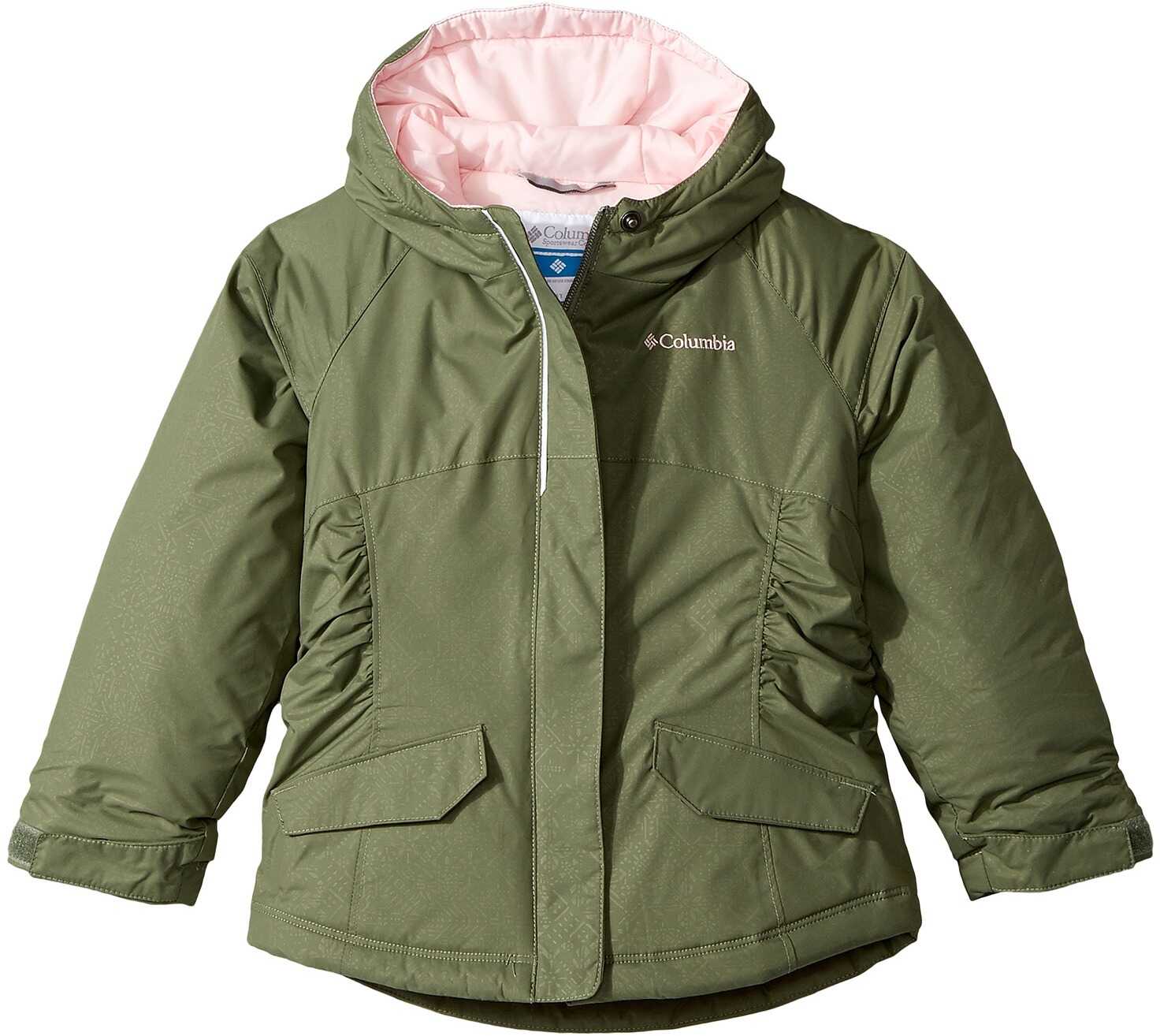 Geaca Columbia Kids Razzmadazzle Jacket (Toddler) Cypress Snowflake Emboss/Cupid
