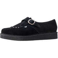 Pantofi T.u.k Pointed Creeper Monk Shoes In Black Barbati