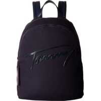 Ghiozdane Tommy Script Backpack Canvas Femei