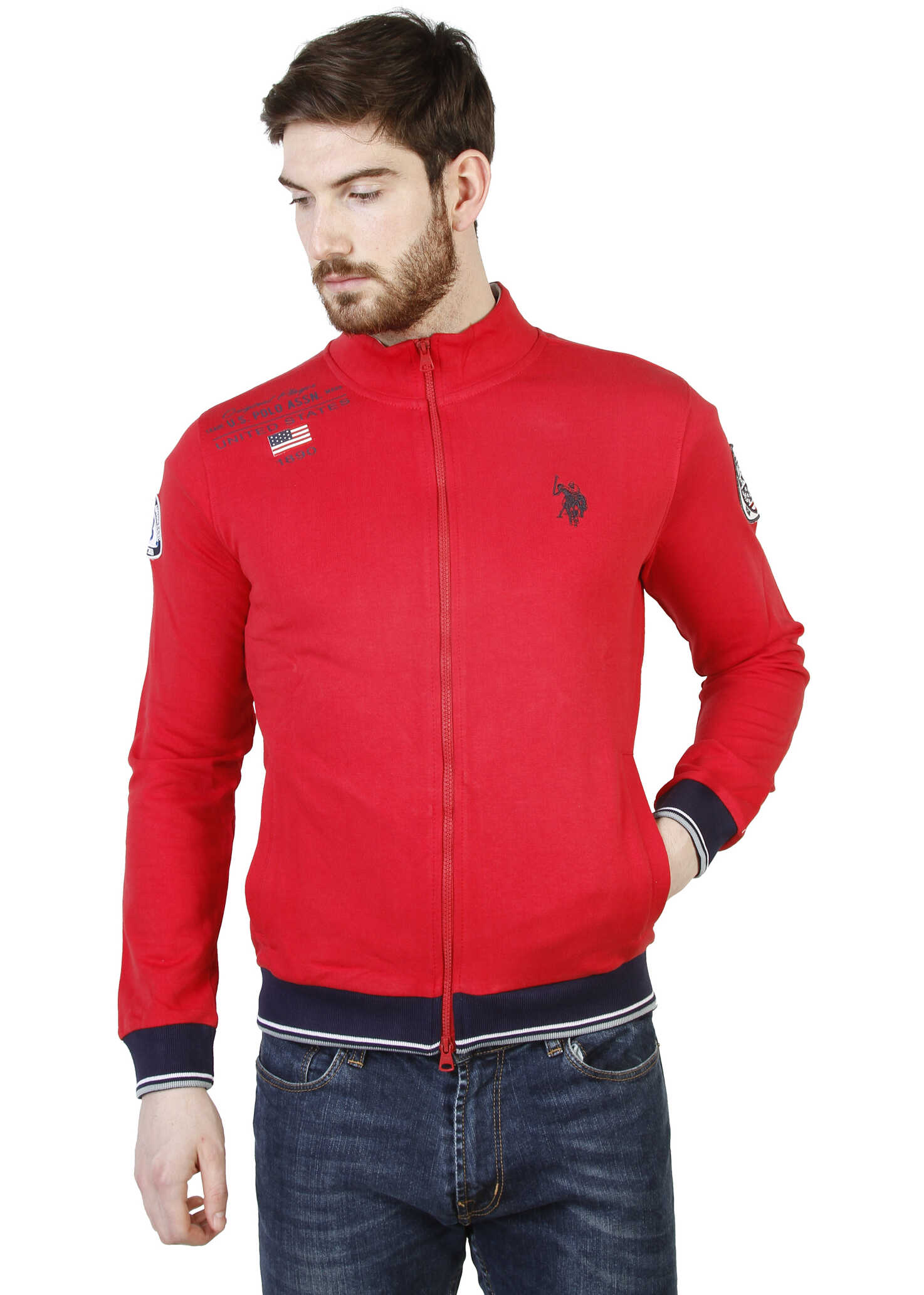 Bluza U.S. POLO ASSN. 42501_49333 Blue