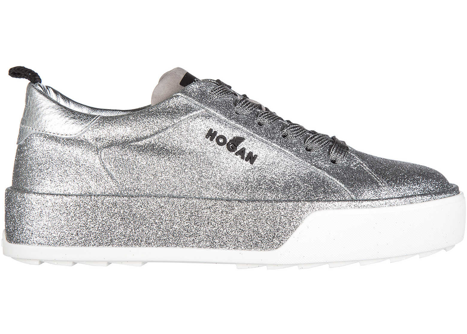 Tenis Hogan Rebel R320 Allacciato Silver
