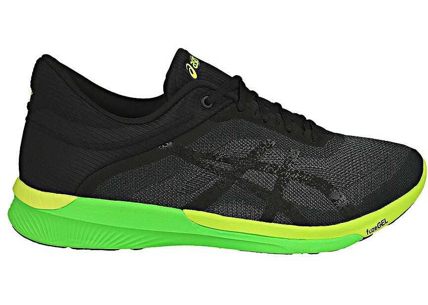 ASICS FuzeX Rush Black,Green