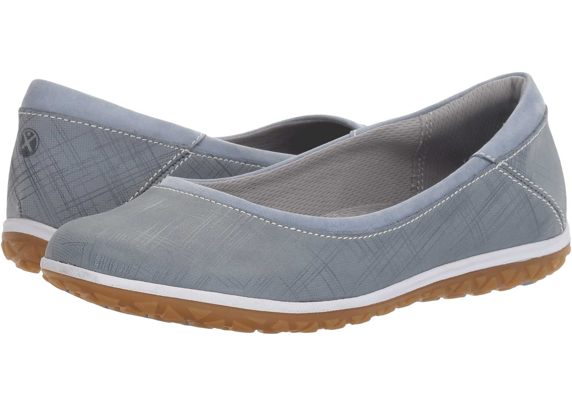 Balerin Hush Puppies Berkleigh Audra Powder Blue Crosshatch Nubuck