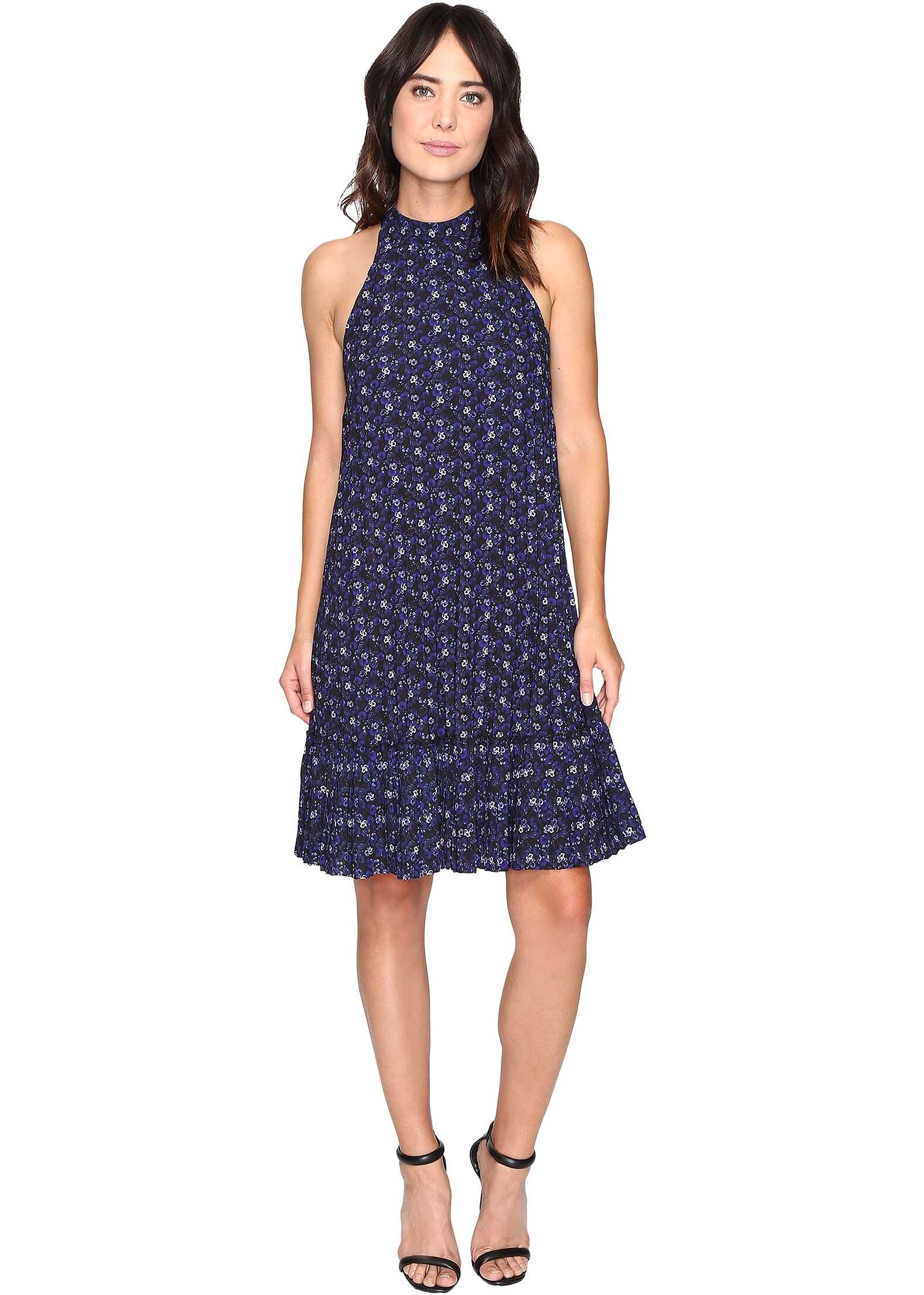 Rochie Nicole Miller Royal Ditzy Pleated Dress Multi