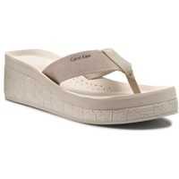 Slapi Japonki Mulan Nylon Webbing/Saffiano Femei