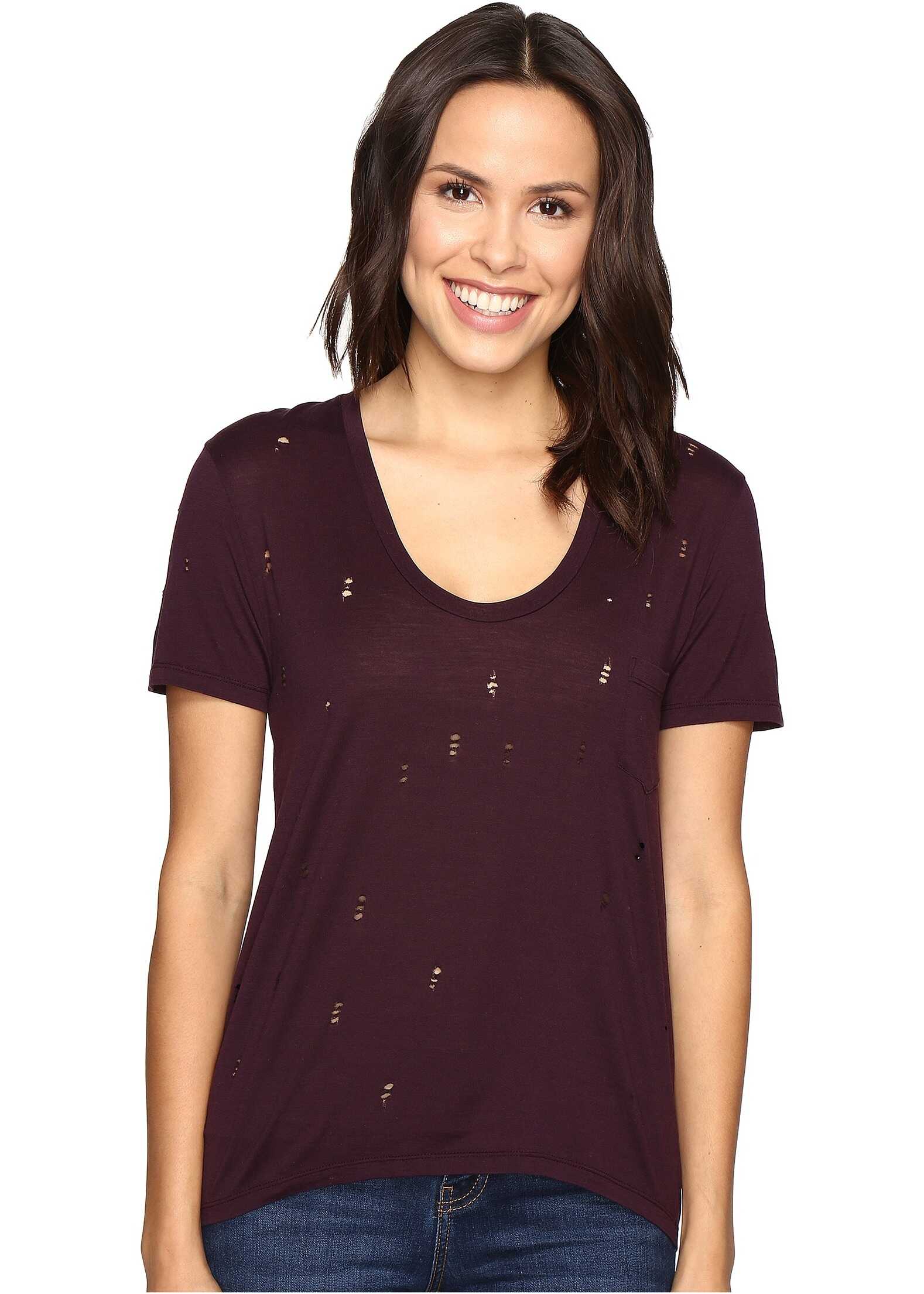 Tricou Joe's Jeans Gilles Tee Deep Orchid