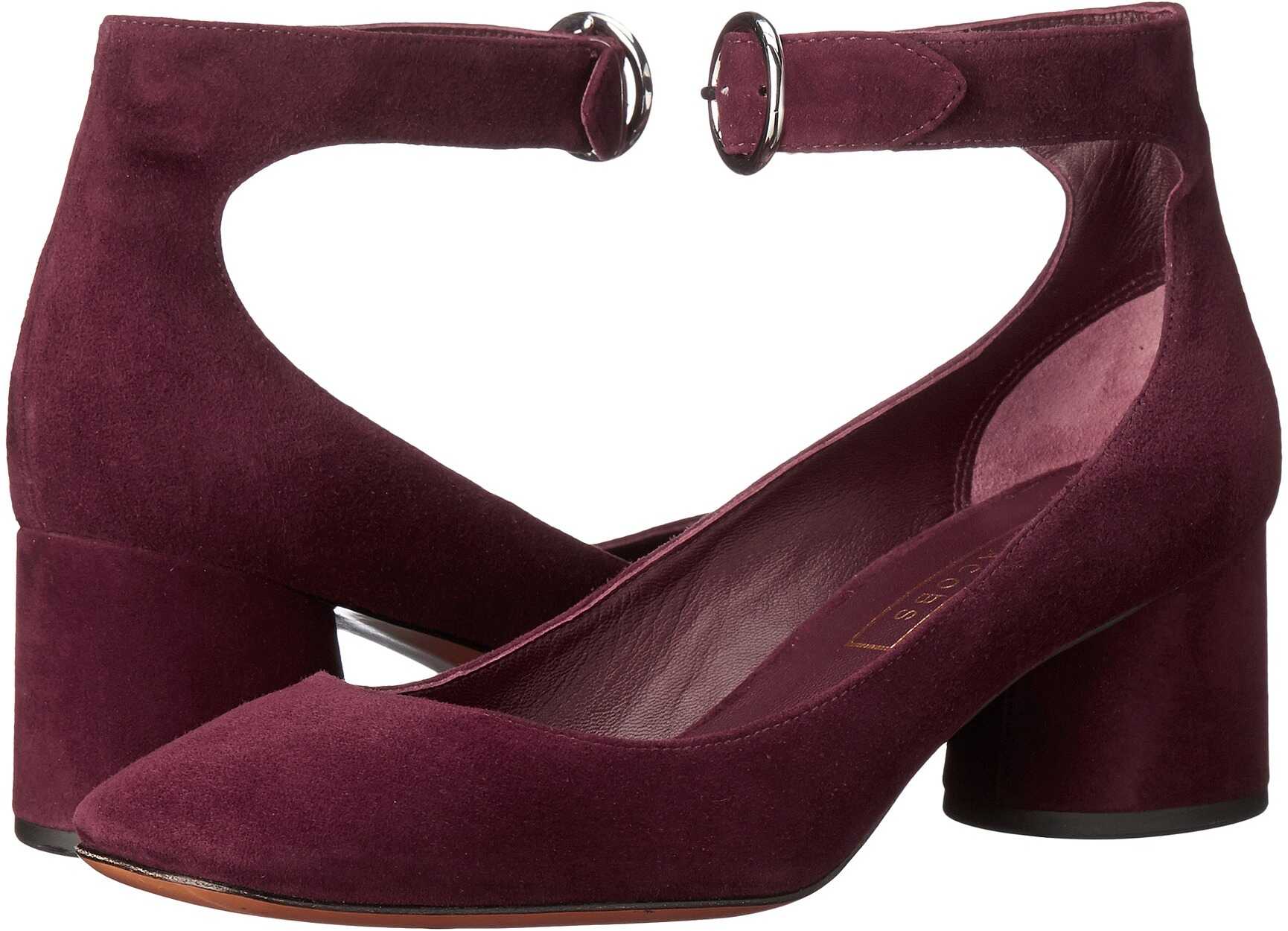 Pantof Marc Jacobs Kerry Ankle Strap Pump Bordeaux