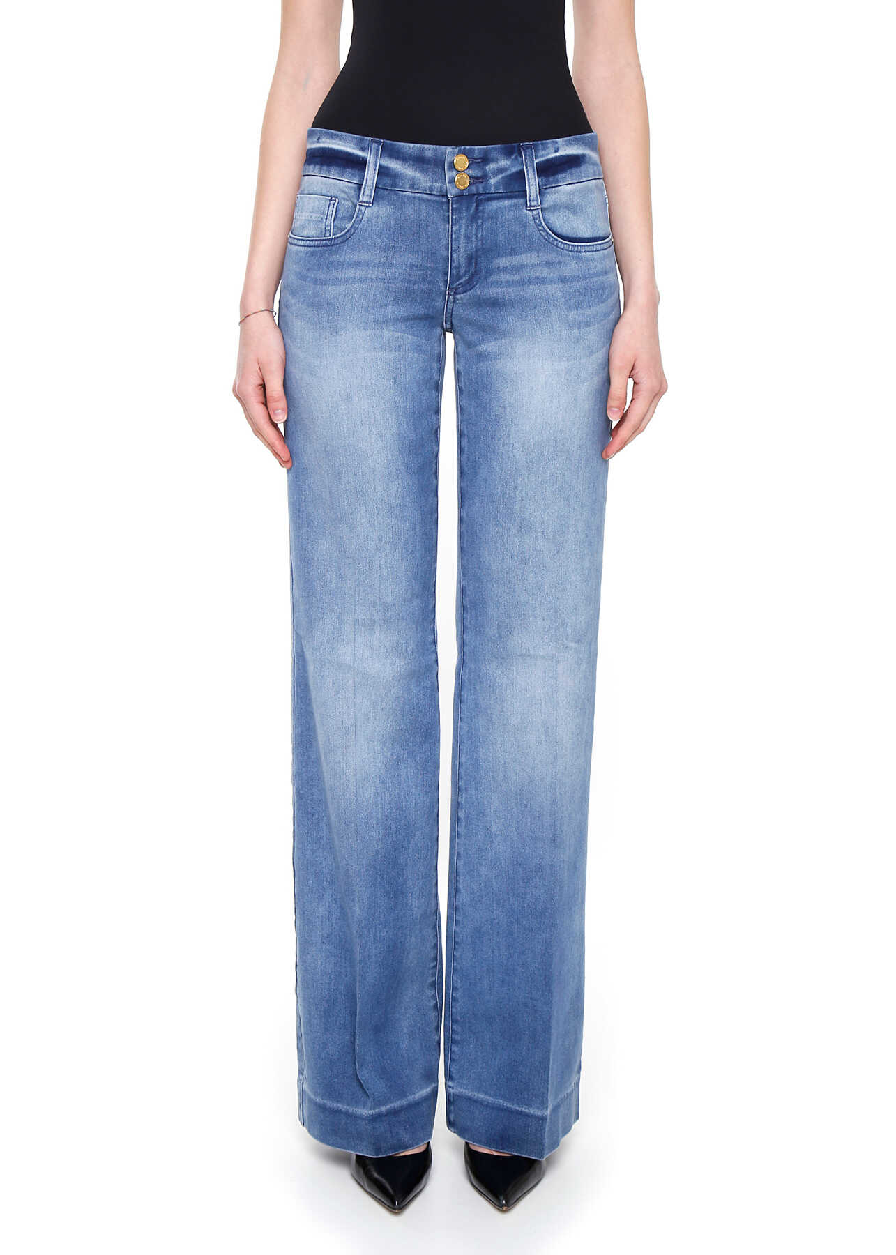 Blug Michael Kors Flare Jeans Five Pockets DENIM