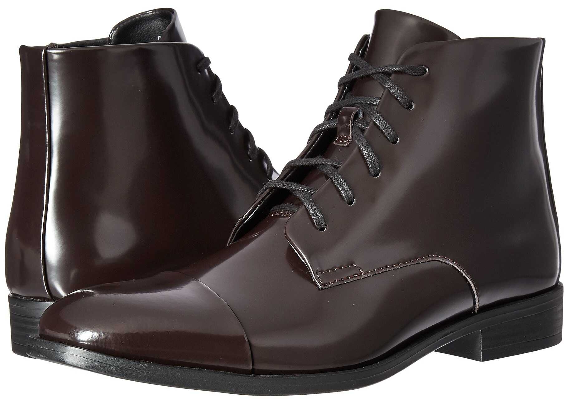 Gheata Calvin Klein Darsey Dark Brown Box Leather