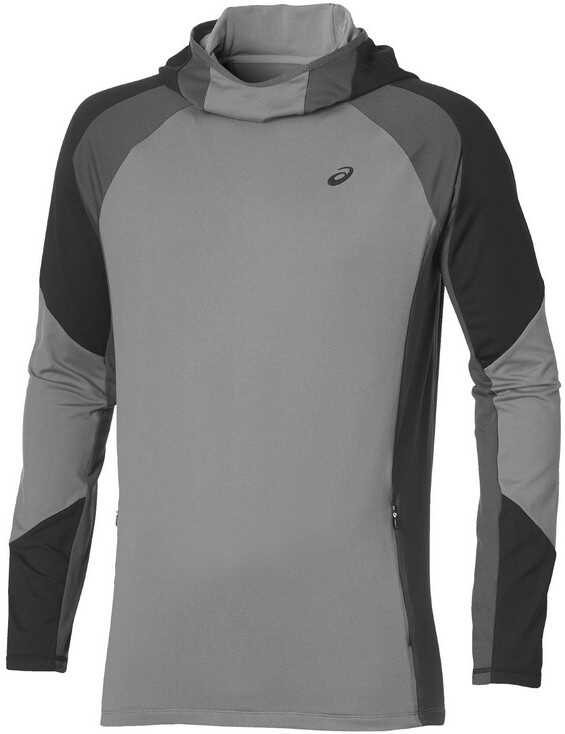 Tricou ASICS Tech Hoodie Black,Grey