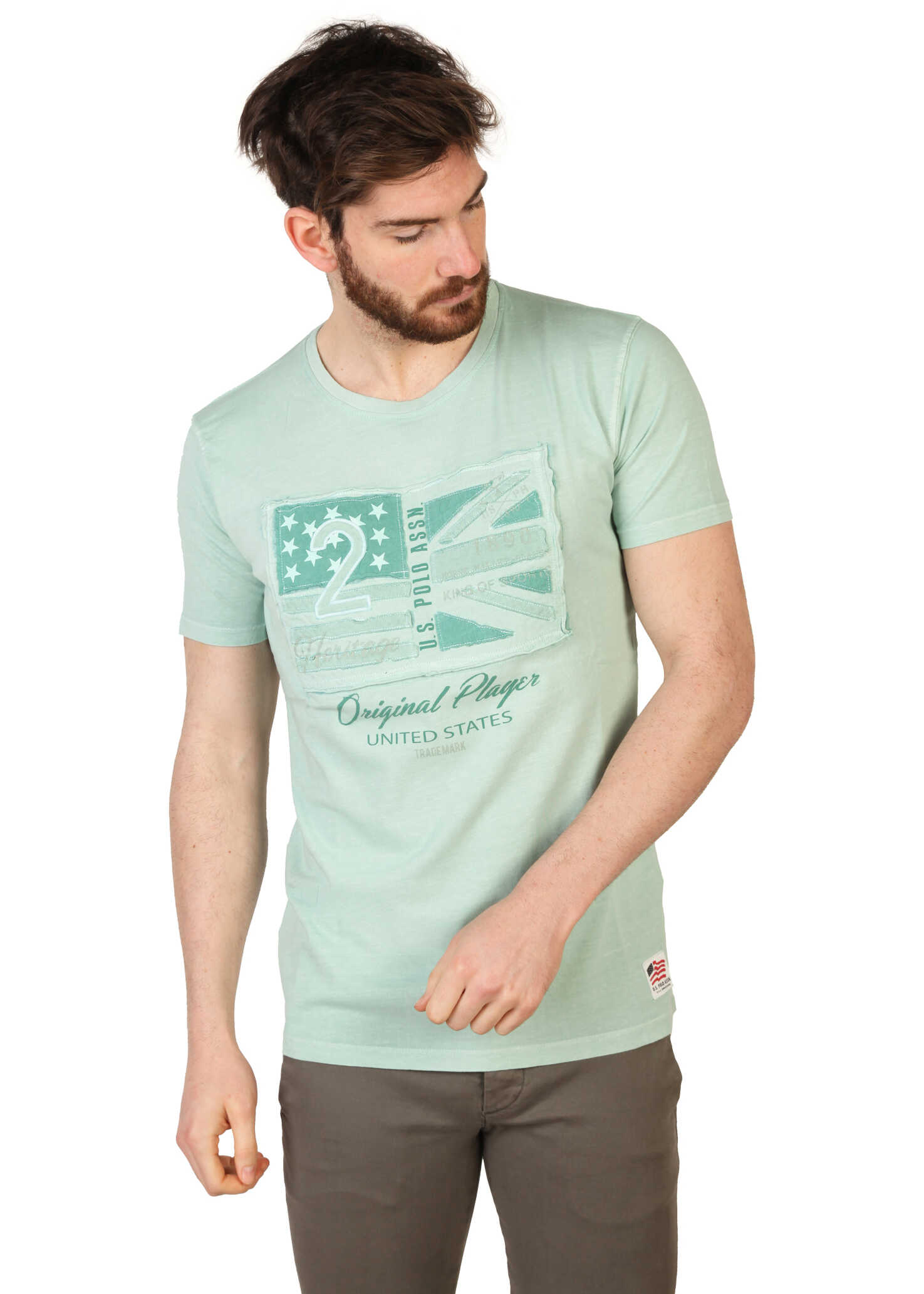 Tricou U.S. POLO ASSN. 42262_50313 Green