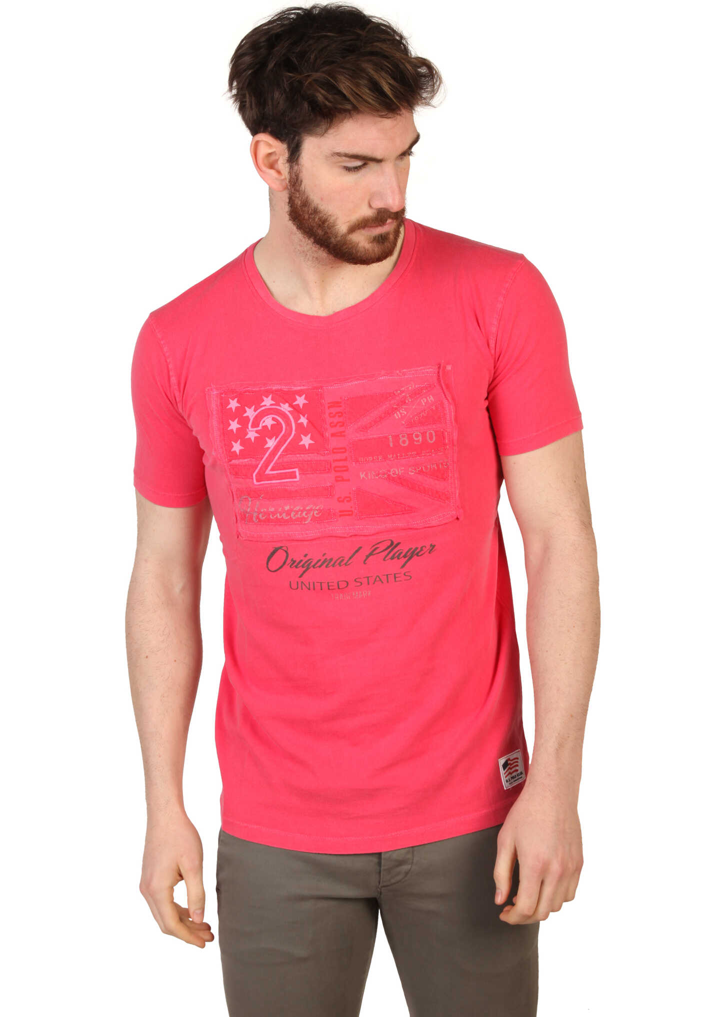 Tricou U.S. POLO ASSN. 42262_50313 Red