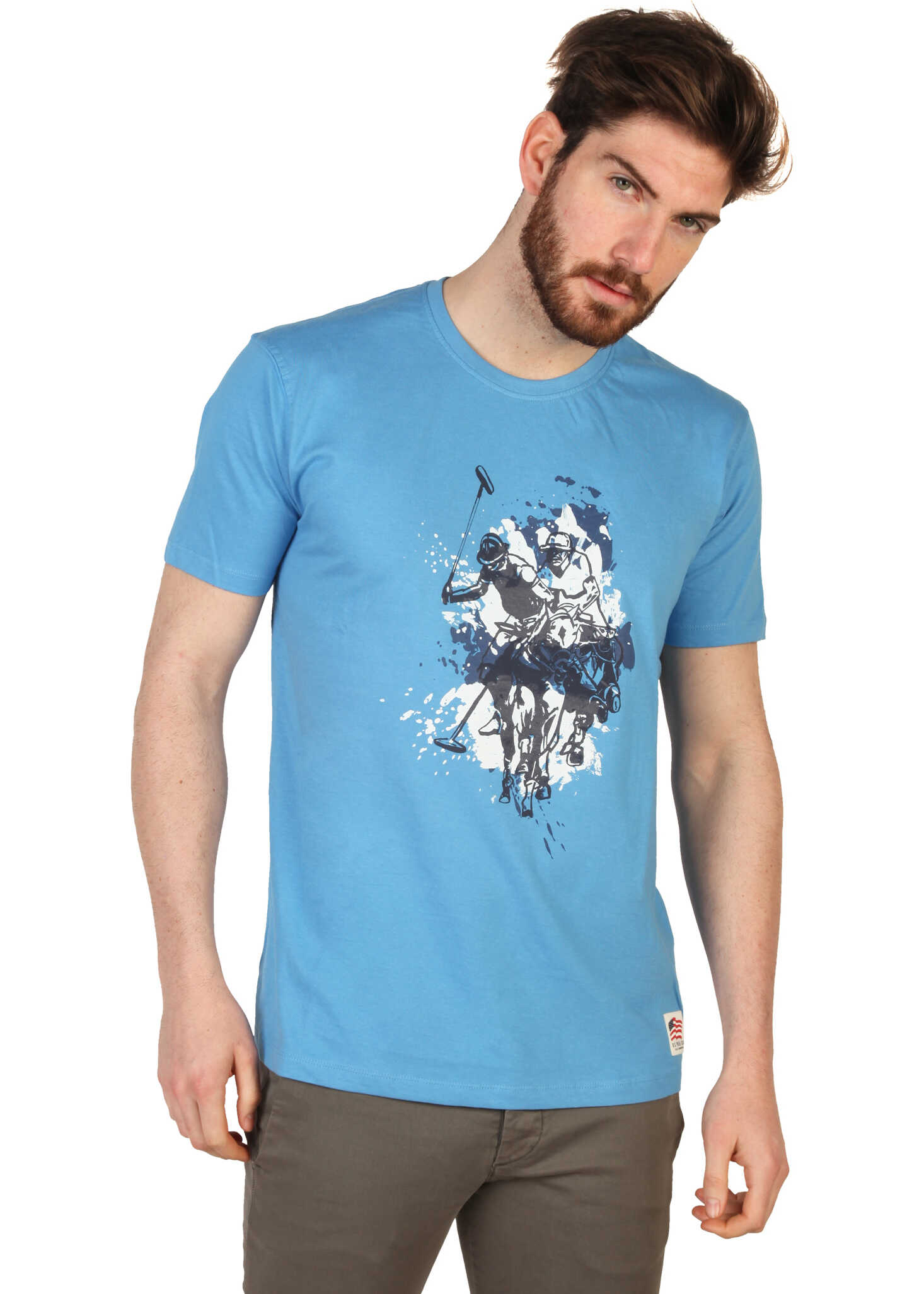 Tricou U.S. POLO ASSN. 43693_49351 Blue