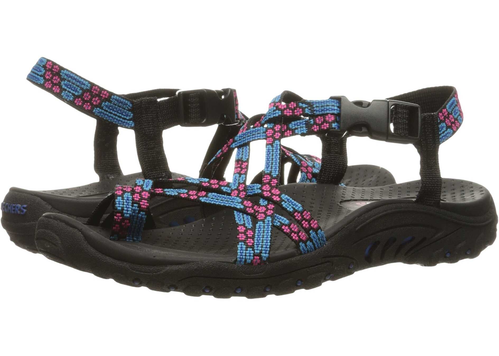 Sandala SKECHERS Reggae - Loopy Blue/Pink