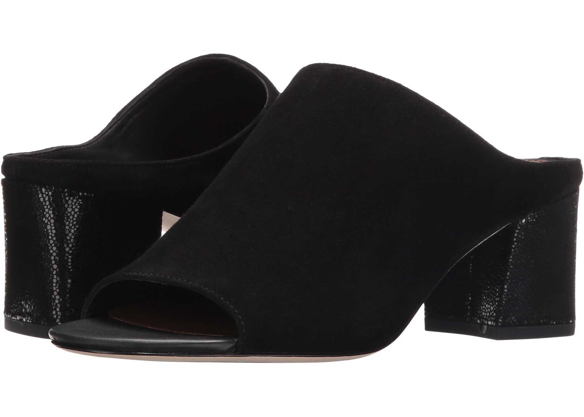 Sandala Donald J Pliner Ellis Black Kid Suede