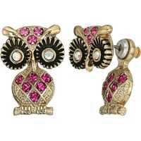 Cercei Owl Ear Jacket Earrings Femei