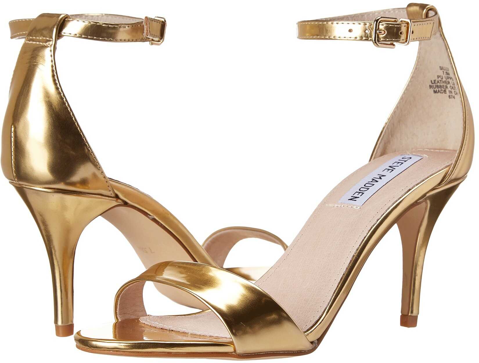 Sandala Steve Madden Sillly Gold Foil