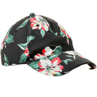 Caciuli & Palarii Baseballcap with floral print Femei