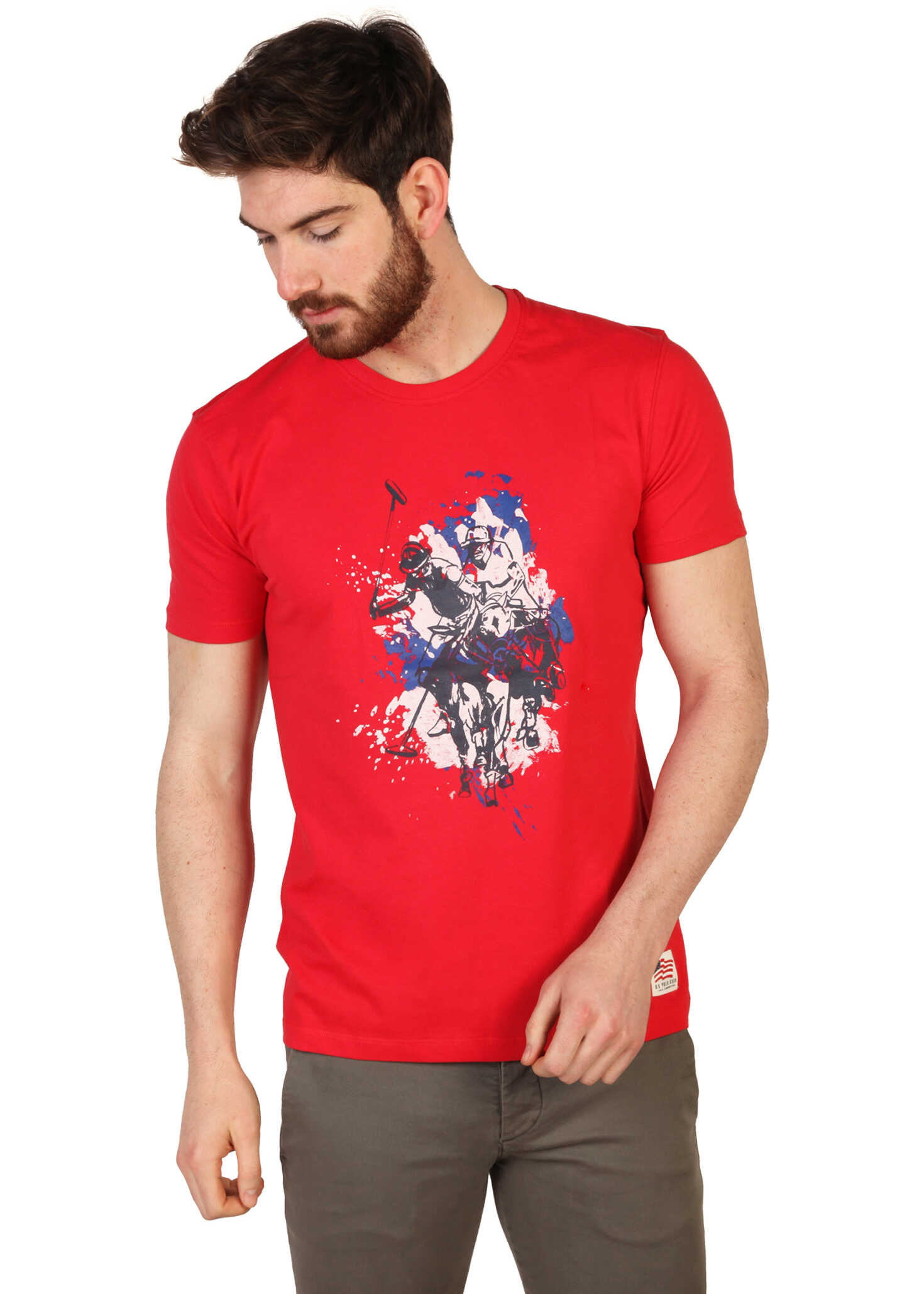 Tricou U.S. POLO ASSN. 43693_49351 Red