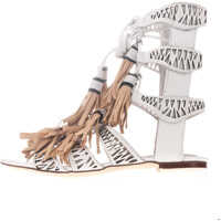 Sandale Redondo Woman's Sandals In White Color Femei