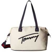 Genti de Voiaj Soft Tommy Script Weekender Canvas Femei