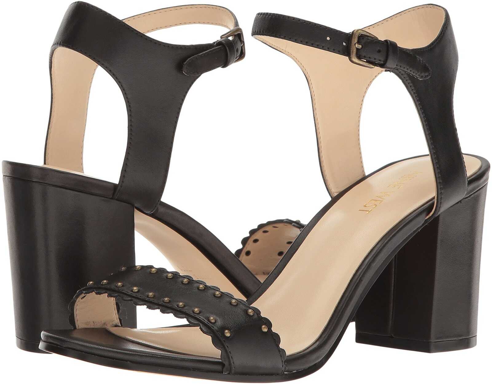 Sandala Nine West Gurl Black Leather