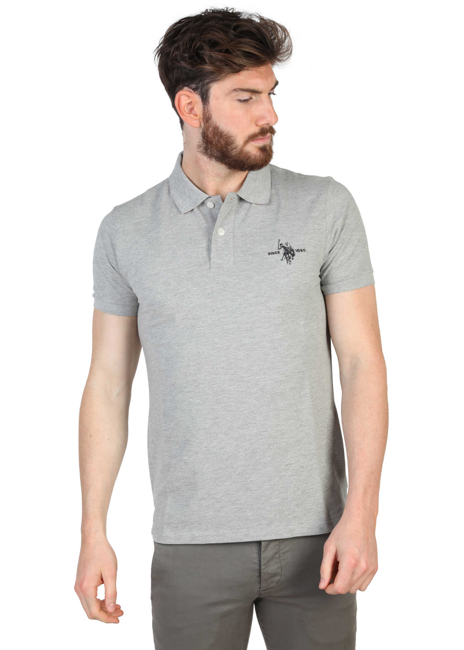 Tricou U.S. POLO ASSN. 42264_41029 Grey