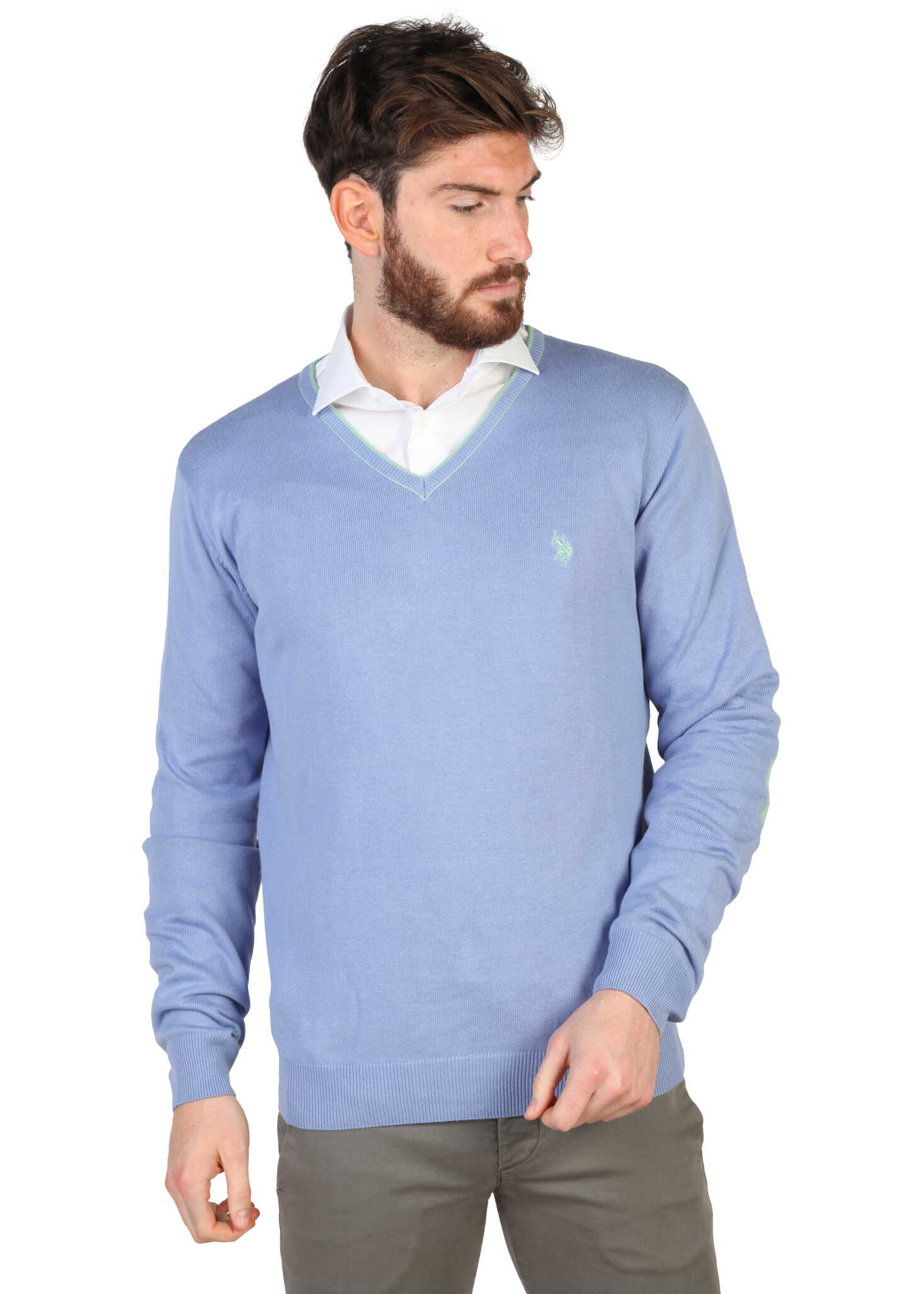 Pulover U.S. POLO ASSN. 42353_50357 Blue