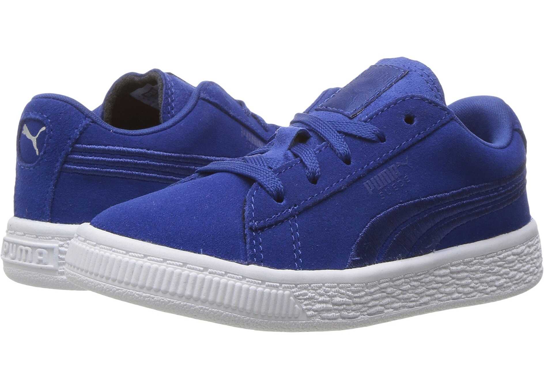 Tenis Puma Kids Suede Classic Badge INF (Toddler) Blue