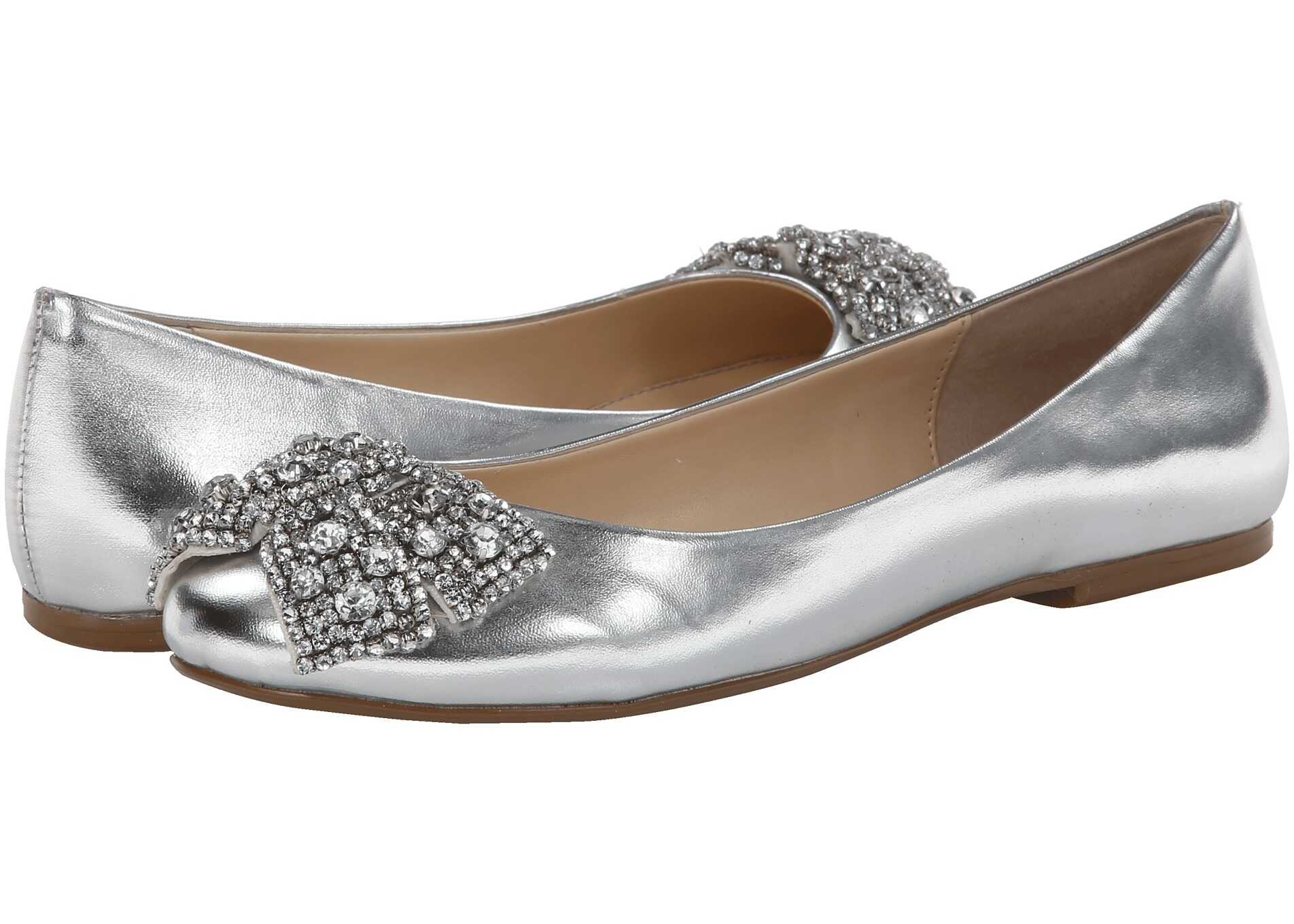 Balerin Betsey Johnson Ever Silver Metallic