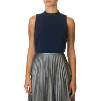 Bluze Women's Navy Crop Top Femei