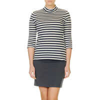 Bluze Mammut Women S Striped Blouse In White And Blue Femei