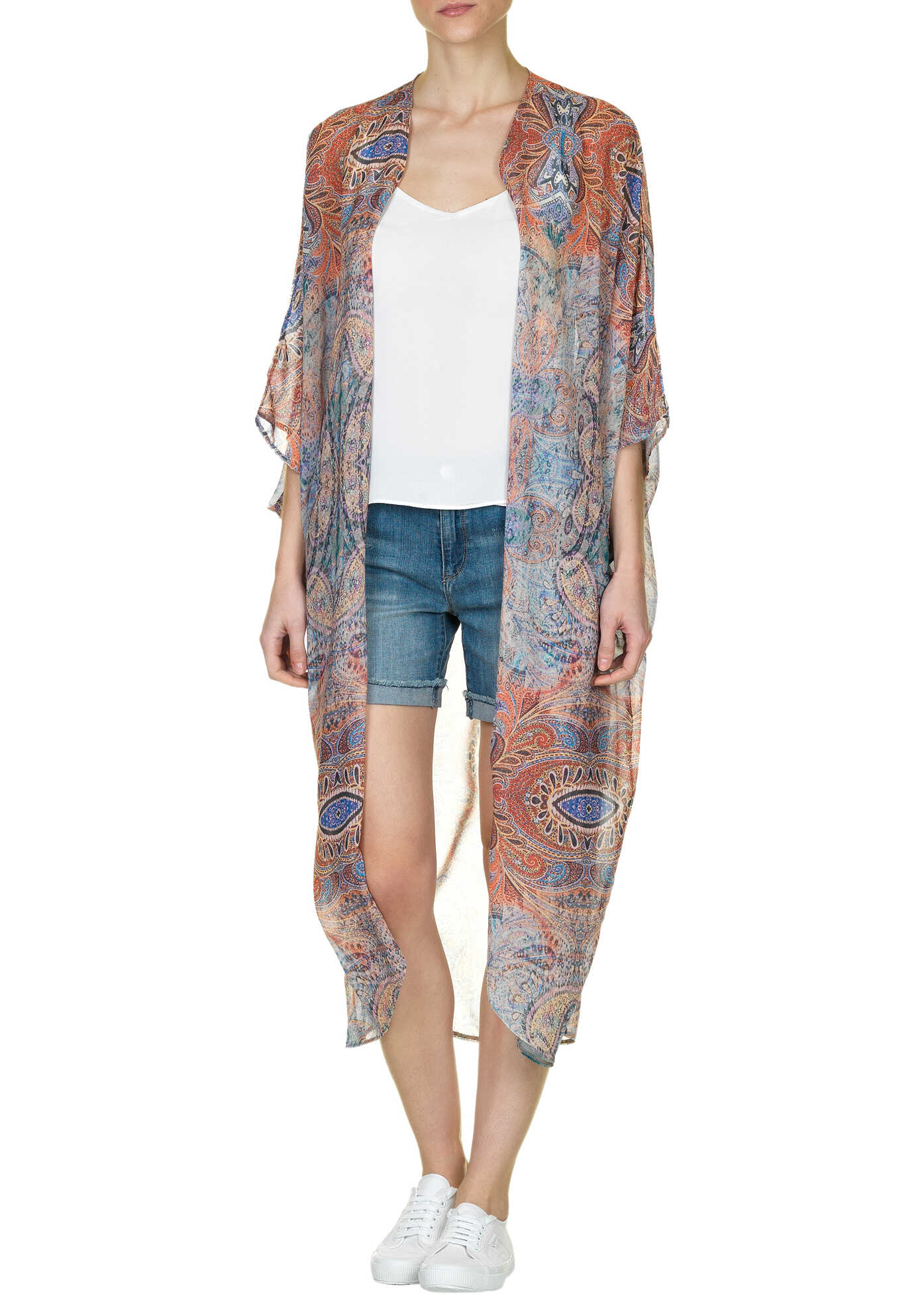LA Dolls Long Women's With Colorful Pattern MULTI/PASLEY