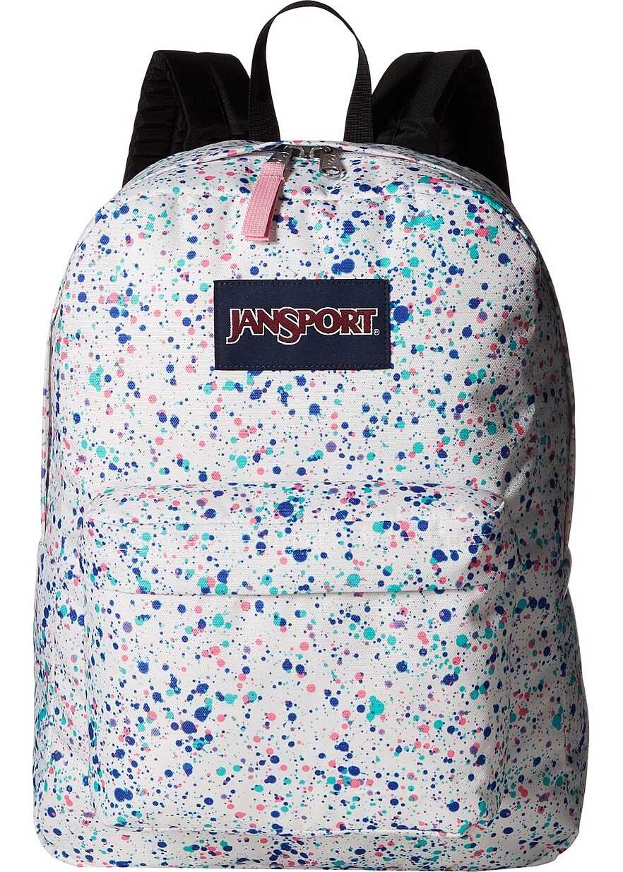 JanSport SuperBreak® Splatter Dot White