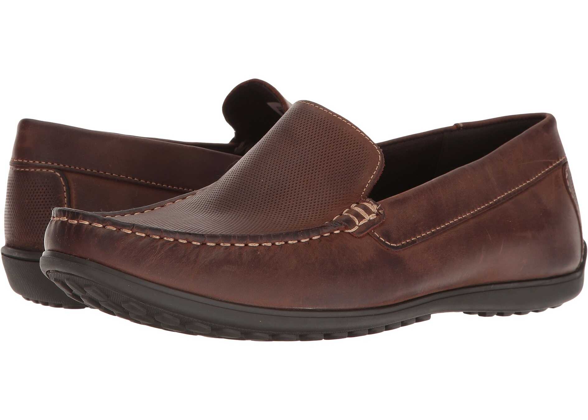 Mocasin Rockport Bayley Venetian Cocoa Leather