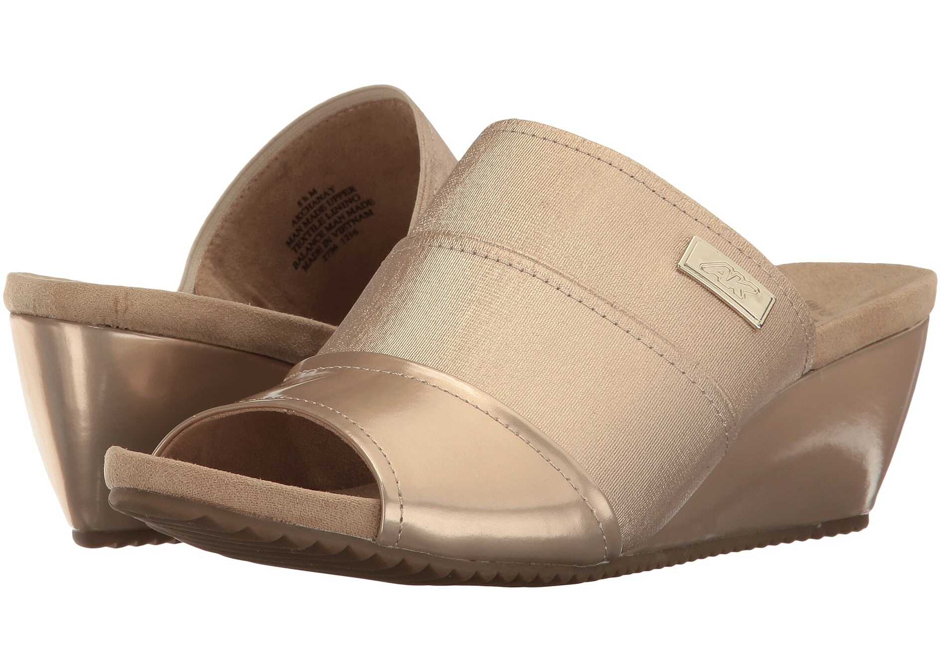 Sandala Anne Klein Chanay Light Natural Fabric