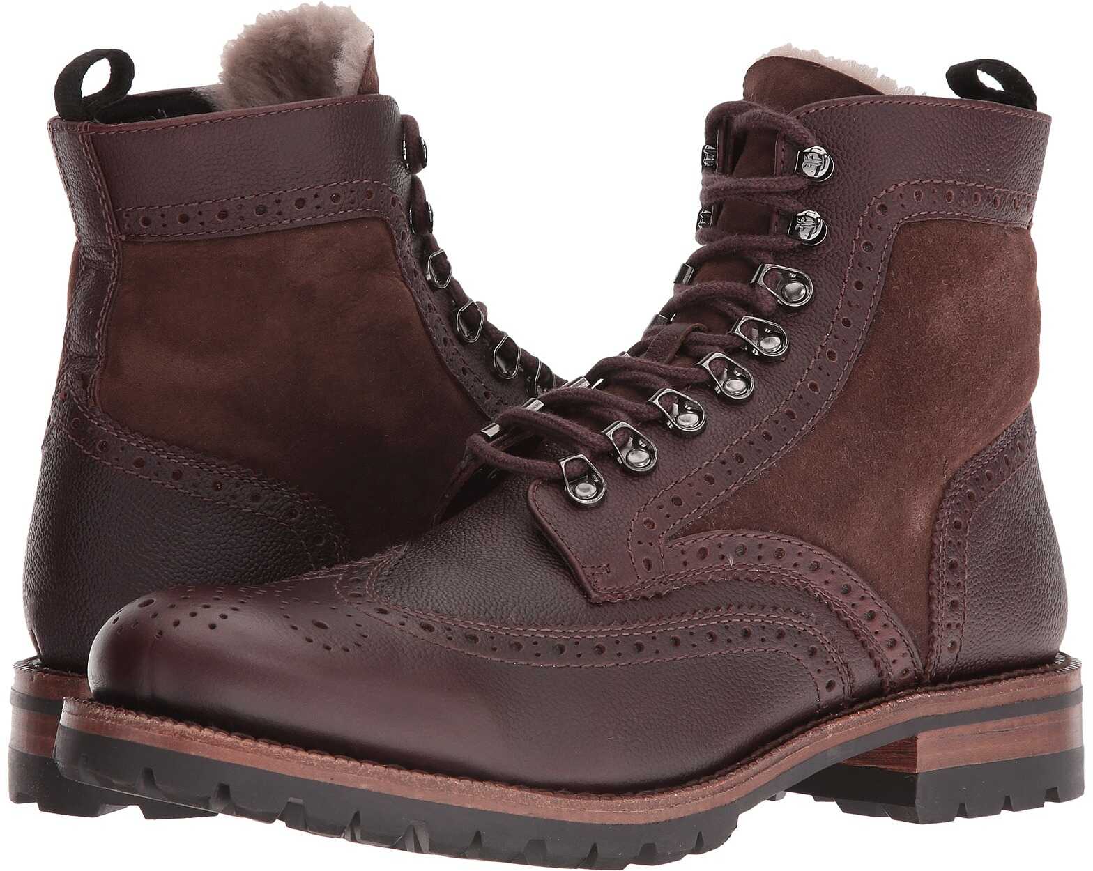 Gheata Frye George Adirondack Brown WP Scotchgrain/Shearling/Suede