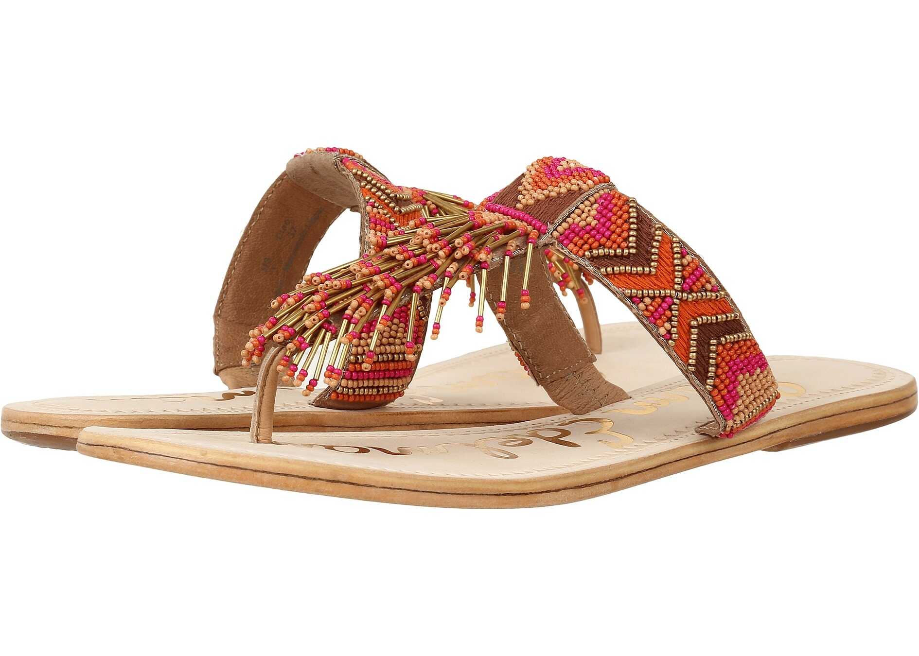 Sandala Sam Edelman Anella Pink Multi Leather w/ Beading