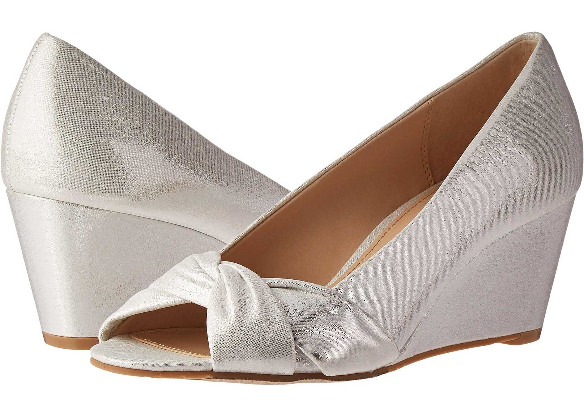Pantof Nina Edelia Silver Reflective Suedette